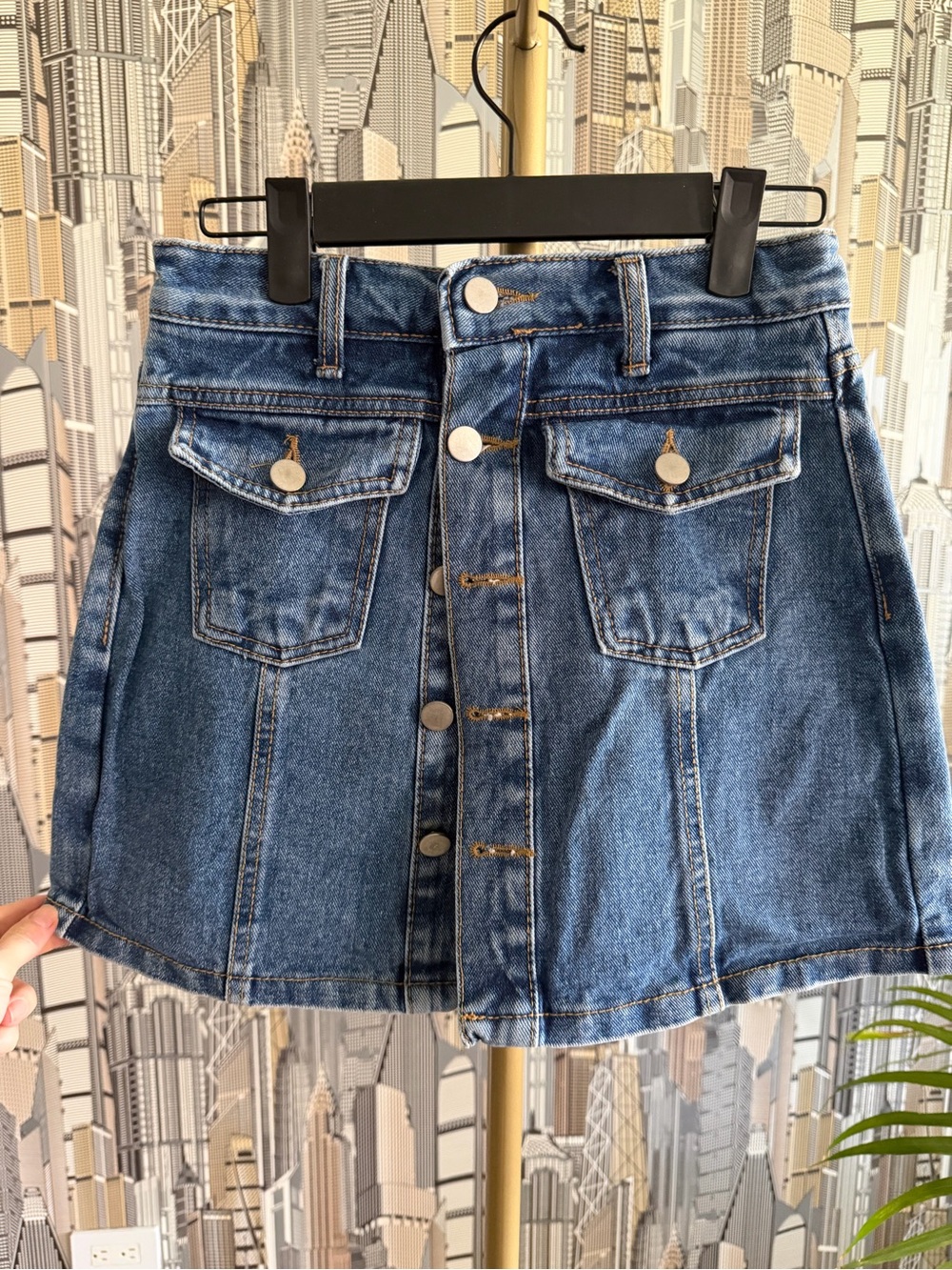 Jeans Skirt-Shorts